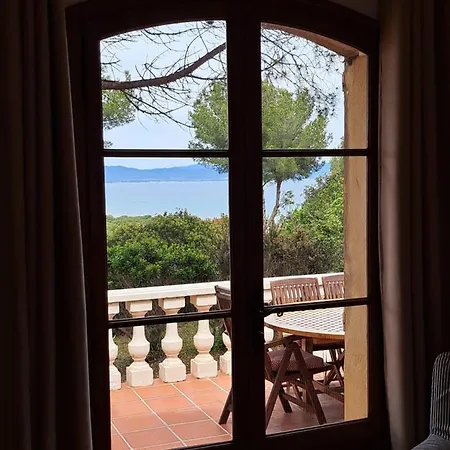 Bastide Presqu Ile De Giens Superbe Vue Piscine Villa Hyeres